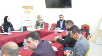اللجنة الاجتماعية في نقابة المحامين الشرعيين الفلسطينيين تعقد اجتماعها الدوري.