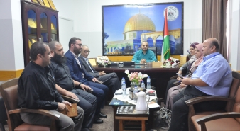 نقابة المحامين الشرعيين الفلسطينيين تزور وزارة العمل لبحث سبل التعاون.