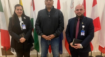 وفد من نقابة المحامين الشرعيين الفلسطينيين يزور مقر الاتحاد الأوروبي بقطاع غزة