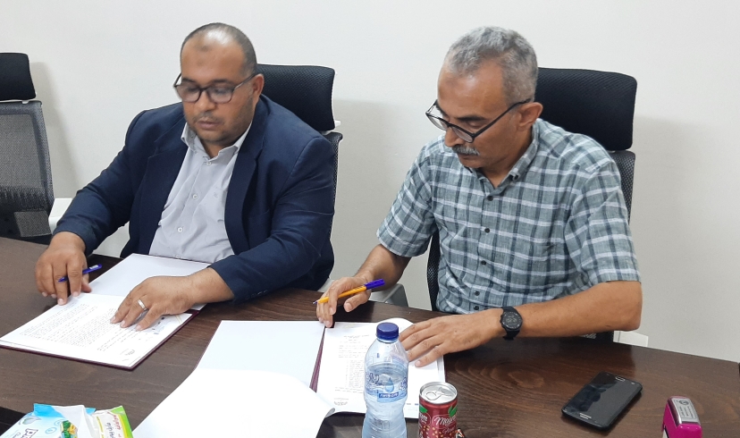 توقيع اتفاقية تدريب وبرنامج الارشفة الالكترونية ضمن مشروع نحو تمثيل قانوني مراعي للنوع الاجتماعي في المحاكم الشرعية في قطاع غزة  وبدعم من برنامج سواسية 2